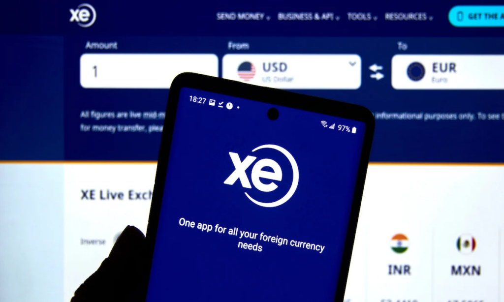 تصویر برنامه xe currency